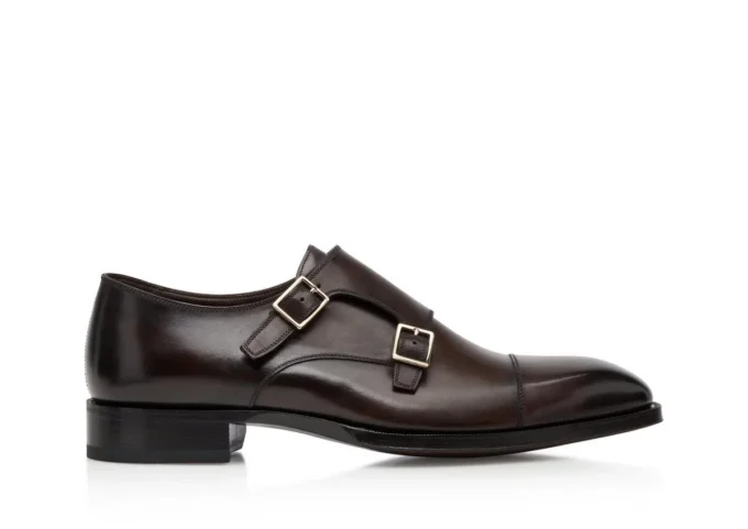 Δερμάτινα παπούτσια Elkan Monk Strap