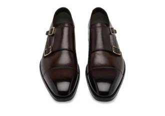 Δερμάτινα παπούτσια Elkan Monk Strap