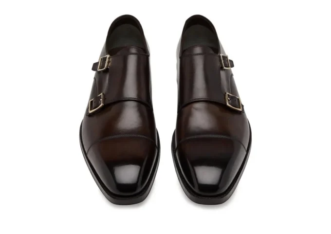 Δερμάτινα παπούτσια Elkan Monk Strap