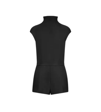 Διπλό μεταξωτό playsuit Duchesse με cut-out