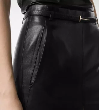 Φούστα από δέρμα Nappa Lux