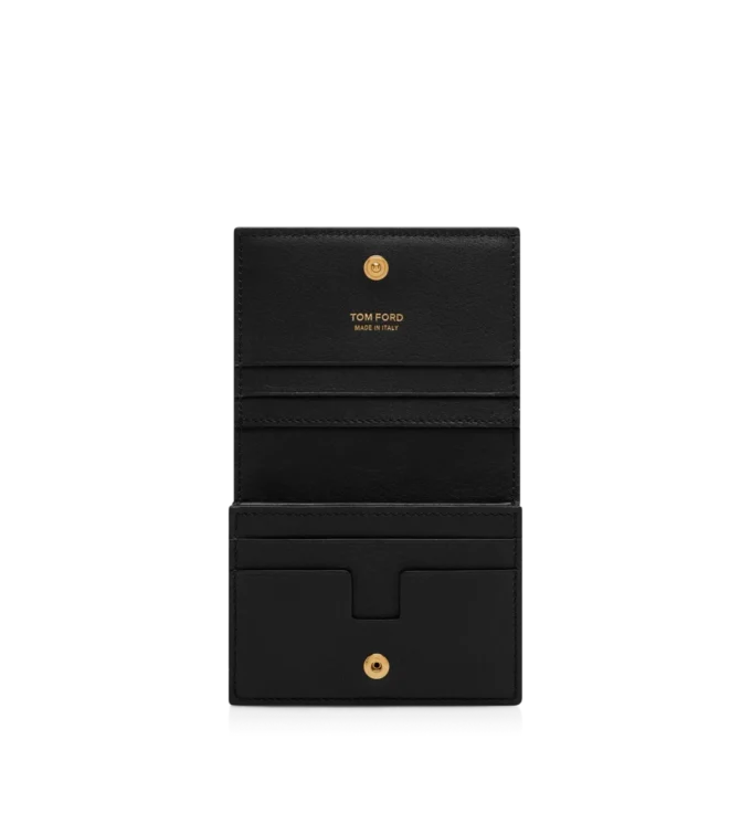Φυσικό δερμάτινο πορτοφόλι Padlock Compact