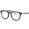 Horn Square Blue Block Opticals