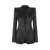 Jacquard Polka Dot Duchesse Single Breasted Jacket
