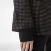 Jacquard Polka Dot Duchesse Single Breasted Jacket