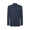 Κασμιρένιο πουκάμισο slim fit με ελαφριά ύφανση