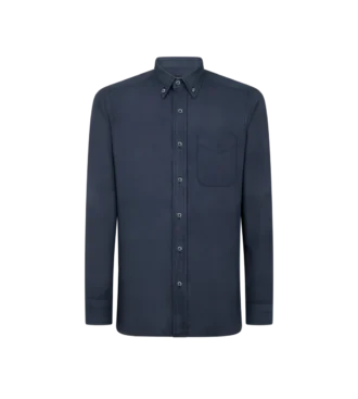 Κασμιρένιο πουκάμισο slim fit με ελαφριά ύφανση