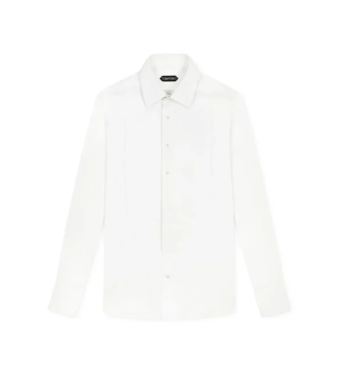 Κοκτέιλ Voile Slim Fit Evening Shirt