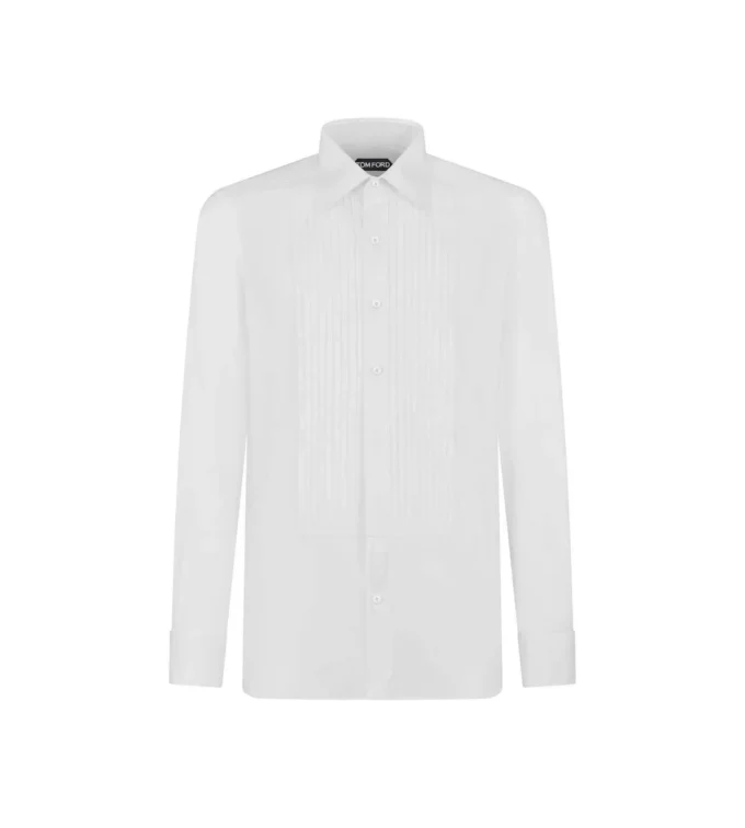 Κοκτέιλ Voile Slim Fit Evening Shirt
