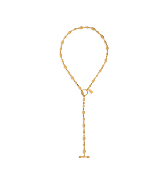 Κολιέ Vintage Gold Brass Grace Lariat