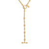 Κολιέ Vintage Gold Brass Grace Lariat
