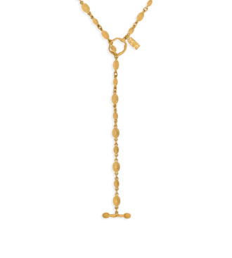 Κολιέ Vintage Gold Brass Grace Lariat