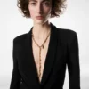 Κολιέ Vintage Gold Brass Grace Lariat