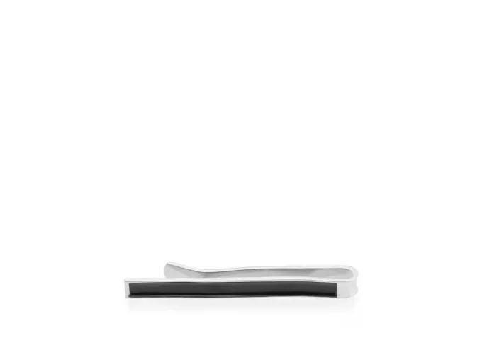 Λευκόχρυσο κλιπ γραβάτας