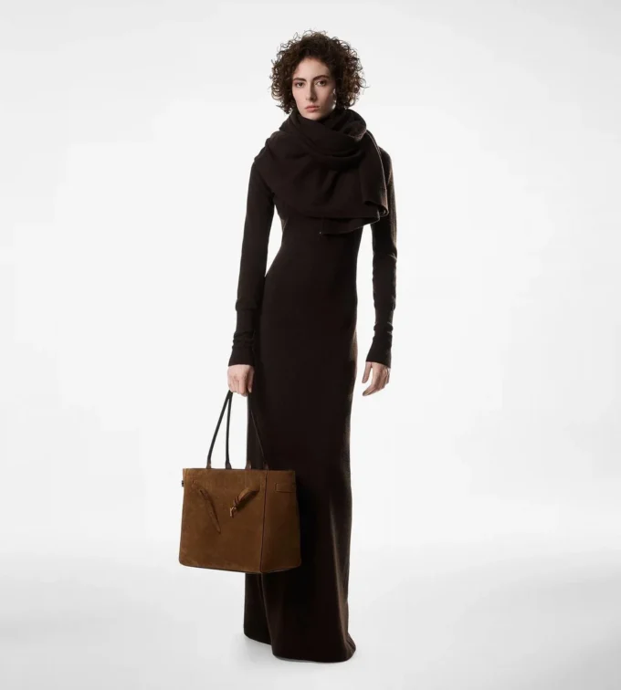 Σουέτ δερμάτινη τσάντα Audrey Medium Tote