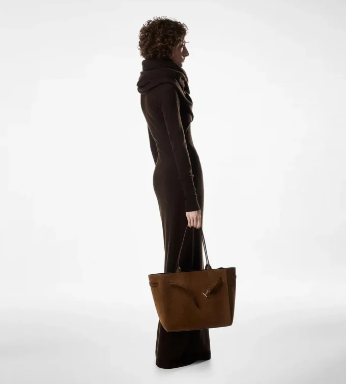 Σουέτ δερμάτινη τσάντα Audrey Medium Tote