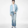 Παντελόνι Straight Fit από Stone Washed Denim