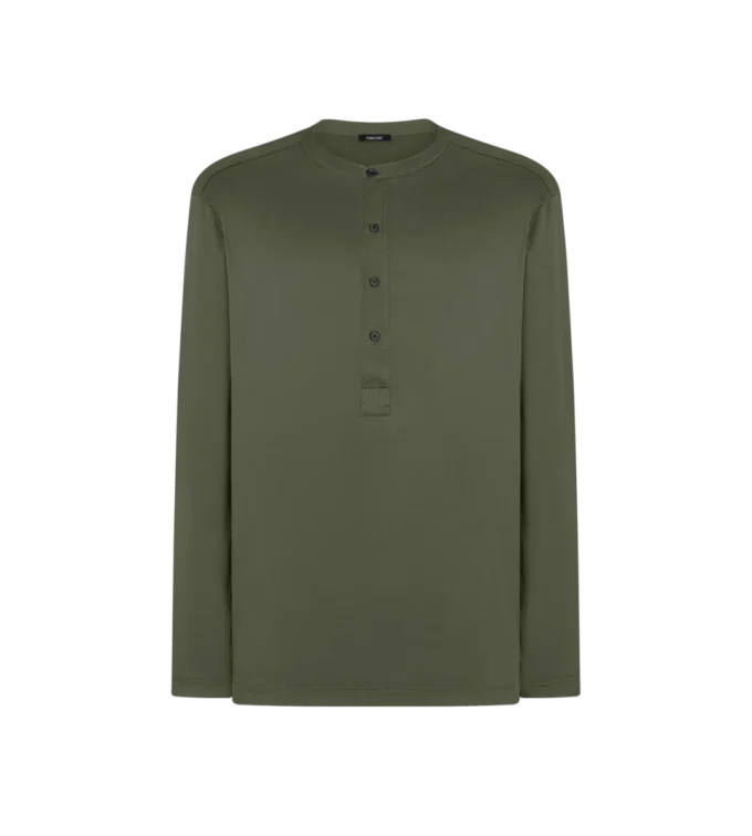 Μεταξωτό Πιτζάμα Henley 