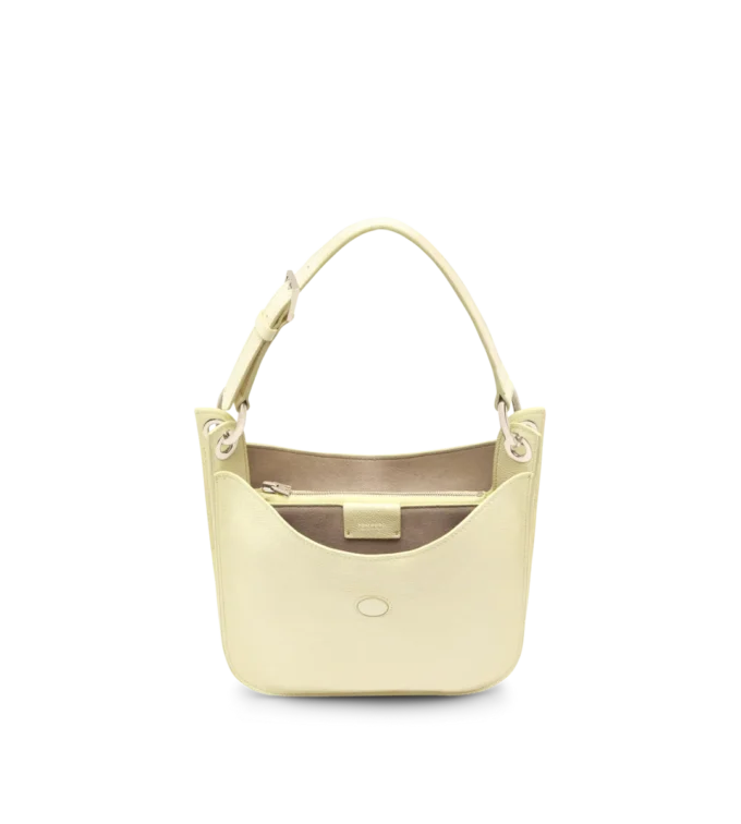 Μικρή τσάντα χιαστί από δέρμα Grain Leather Tara