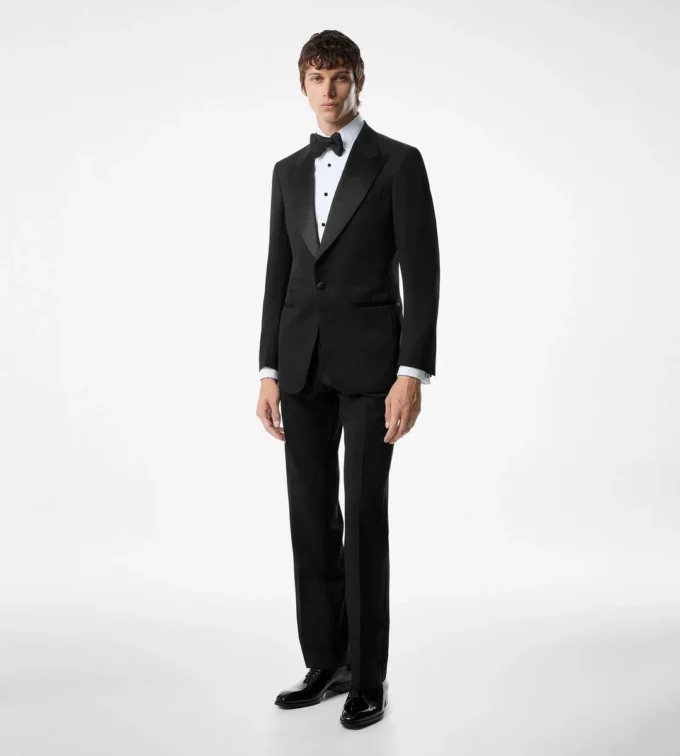 Μοχέρ Windsor Tuxedo από μαλλί