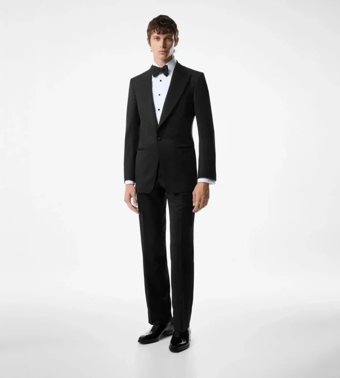 Μοχέρ Windsor Tuxedo από μαλλί