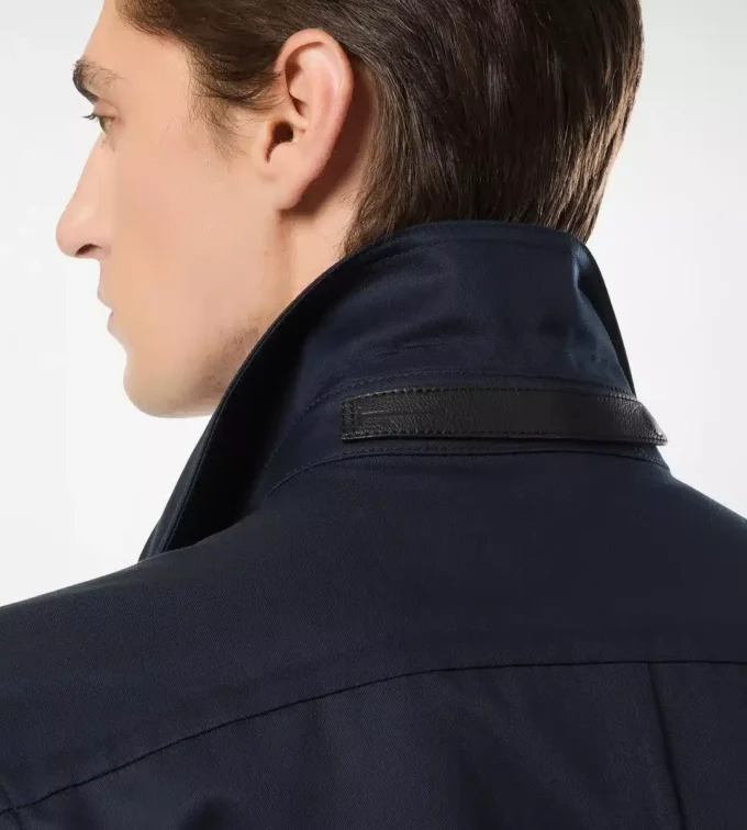 Μπλούζα από βαμβακερό twill με διπλή διαχωριστική γραμμή