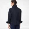 Μπλούζα από βαμβακερό twill με διπλή διαχωριστική γραμμή