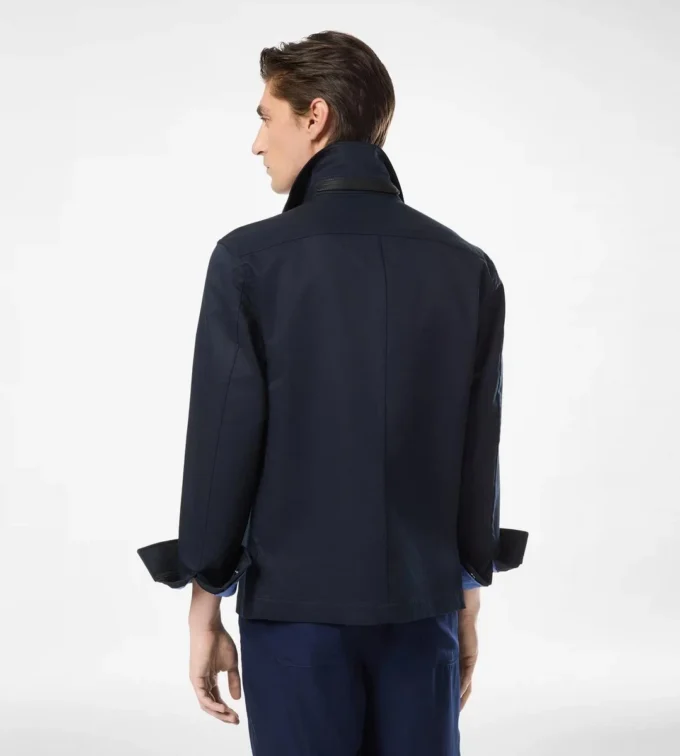 Μπλούζα από βαμβακερό twill με διπλή διαχωριστική γραμμή