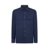 Μπλούζα από βαμβακερό twill σε στρατιωτικό στυλ