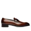 Μποτάκια Elkan Twisted Band Loafer από γυαλισμένο δέρμα
