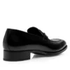 Μποτάκια Elkan Twisted Band Loafer από γυαλισμένο δέρμα