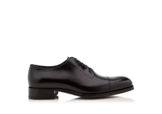 Μπότες Edgar Brogue με κορδόνια από γυαλισμένο δέρμα