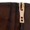 Μπότες Edgar Zip από γυαλισμένο δέρμα