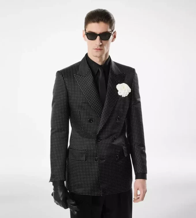 Μπουφάν Duchesse Polka Dot Jacquard