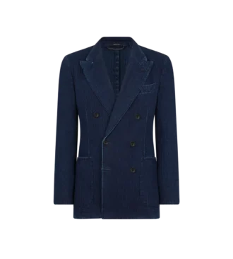 Μπουφάν Indigo Herringbone