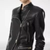 Μπουφάν Nappa Racer με φινίρισμα ατμού
