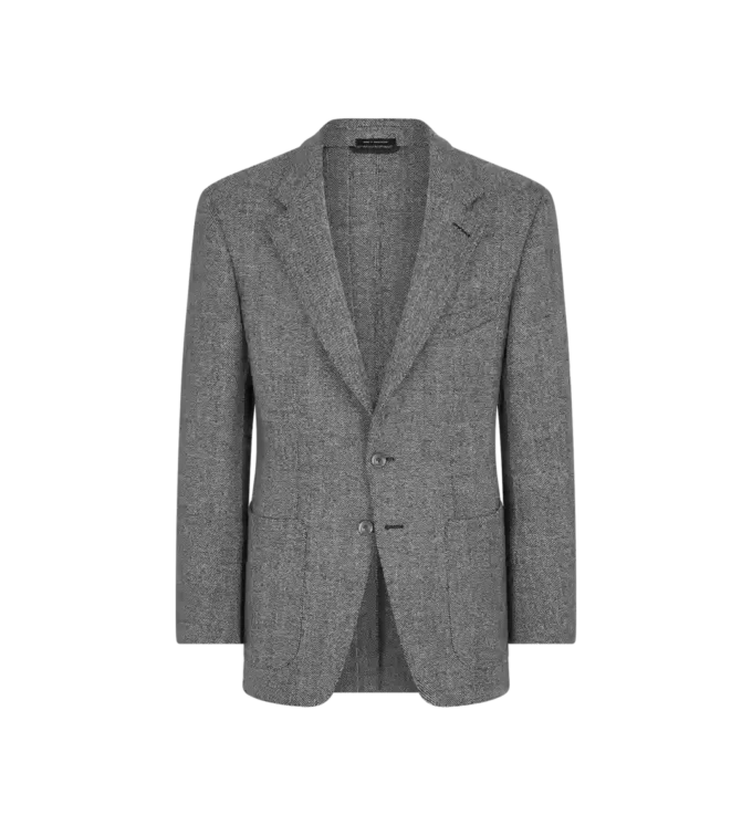 Μπουφάν Sharkskin Herringbone Double Splittable