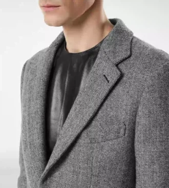 Μπουφάν Sharkskin Herringbone Double Splittable