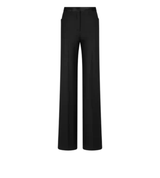 Παντελόνι με κοψίματα από μεταξωτό ύφασμα Twill Tuxedo Tailored Boot Cut