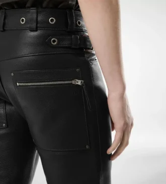 Παντελόνι μοτοσικλετιστή από δέρμα