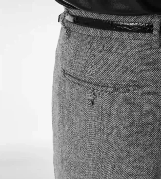 Παντελόνι Sharkskin Herringbone Double Splittable