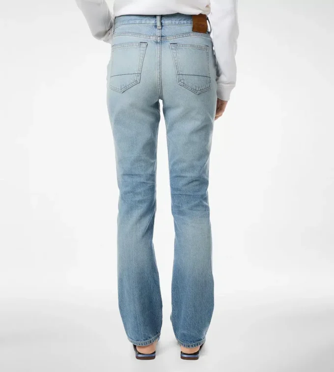 Παντελόνι Straight Fit από Stone Washed Denim