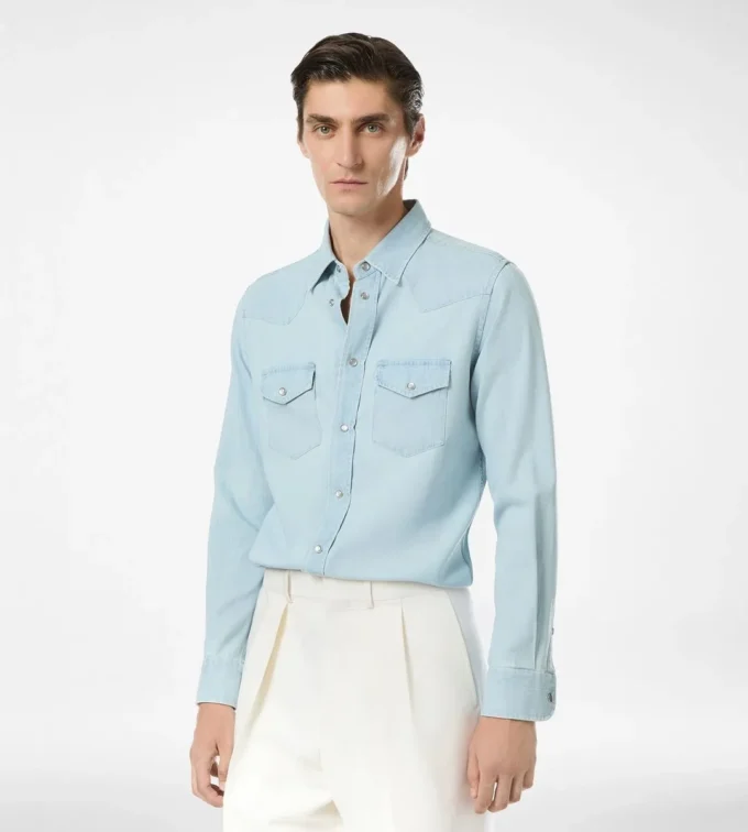 Πουκάμισο Denim Chambray Western