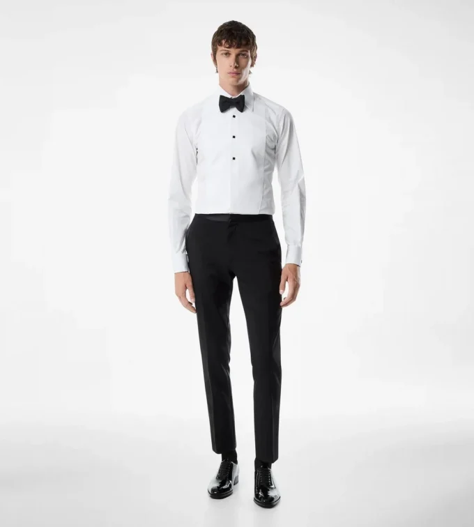 Πουκάμισο Poplin Slim Fit για βραδινές εξόδους