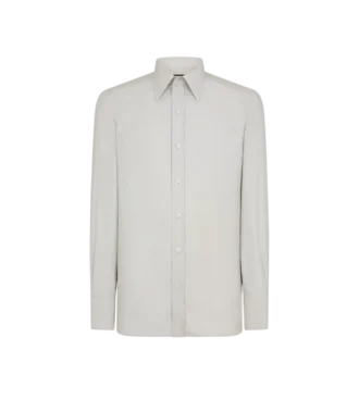 Πουκάμισο slim fit από πλυμένο twill