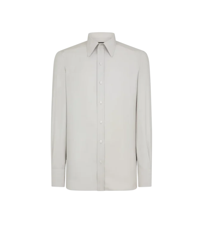 Πουκάμισο slim fit από πλυμένο twill