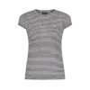 Ριγέ T-shirt με κεντημένο λογότυπο Tf σε τόνους του ίδιου χρώματος