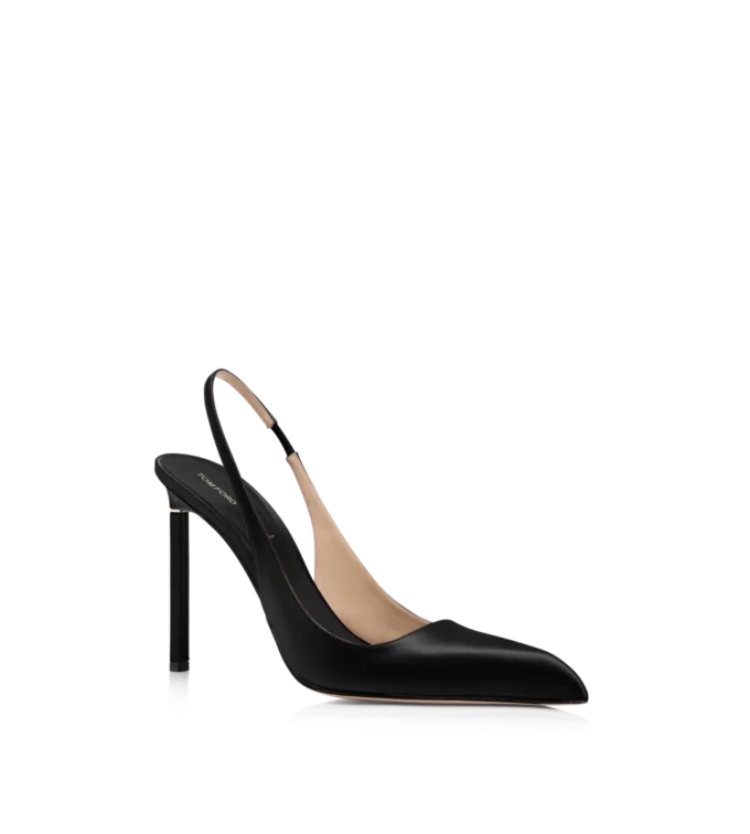 Σατέν T Slingback