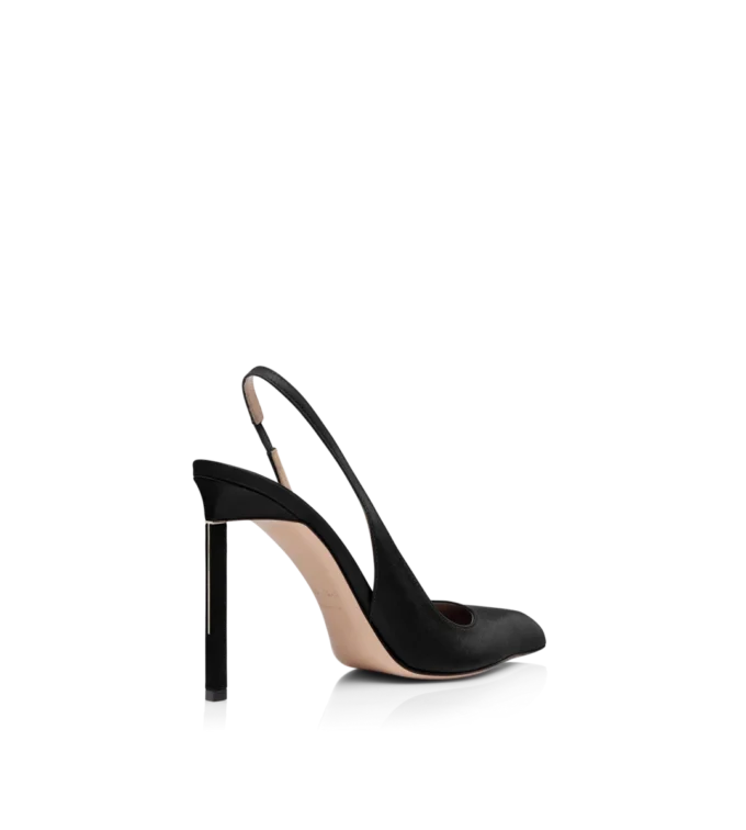 Σατέν T Slingback
