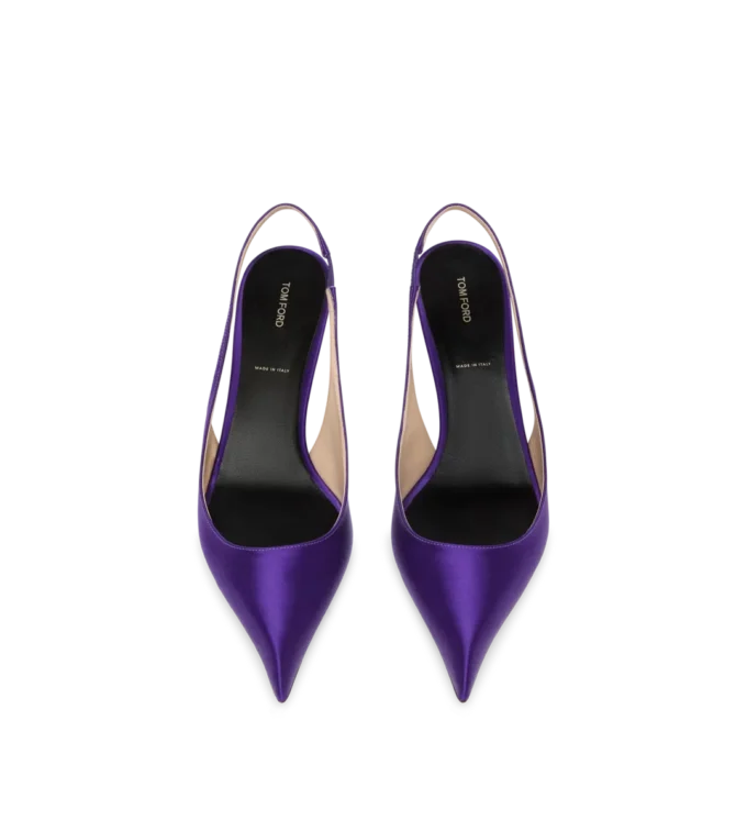Σατέν T Slingback